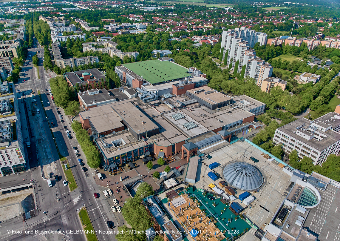 07.06.2023 - Perlach Plaza, PEP, Rentenversicherung, Wohnring, WACKER-Chemie in Neuperlach